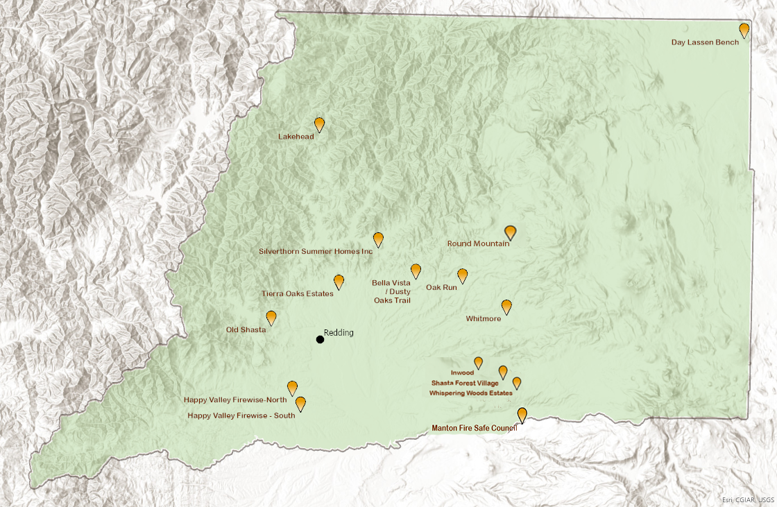 Firewise Info Firewise Sites - Shasta County Fire Safe Council
